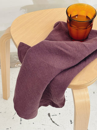 LES SERVIETTES DE TABLE FESTIVES - Prune