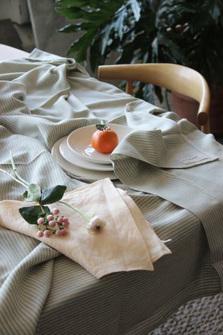 THE STRIPED TABLECLOTH