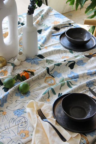 THE PRINTED TABLECLOTH