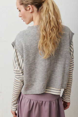 Sleeveless knit top POTTER