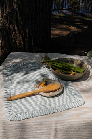 ORGANIC STRIPES DOILIES - UNIT