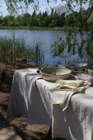 100% LINEN TABLECLOTH