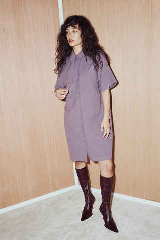 VEIL shirt dress